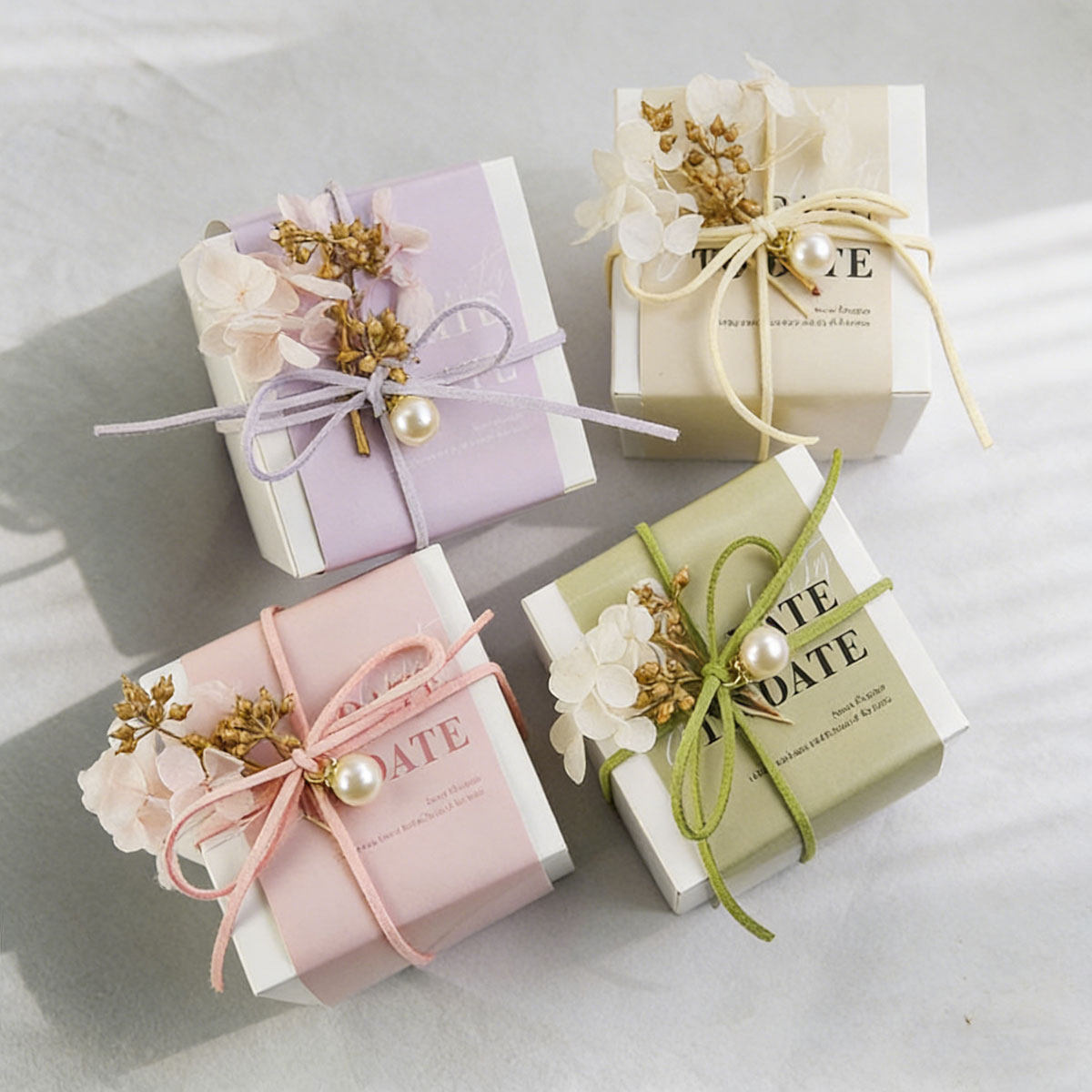 ins结婚喜糖盒高级森系婚礼糖果盒子包装可装烟韩系新款创意空盒