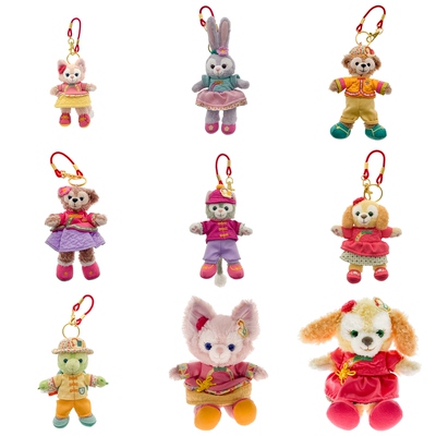 香港迪士尼2026新春玲娜贝儿可琦安星黛露达菲毛绒公仔挂件钥匙扣