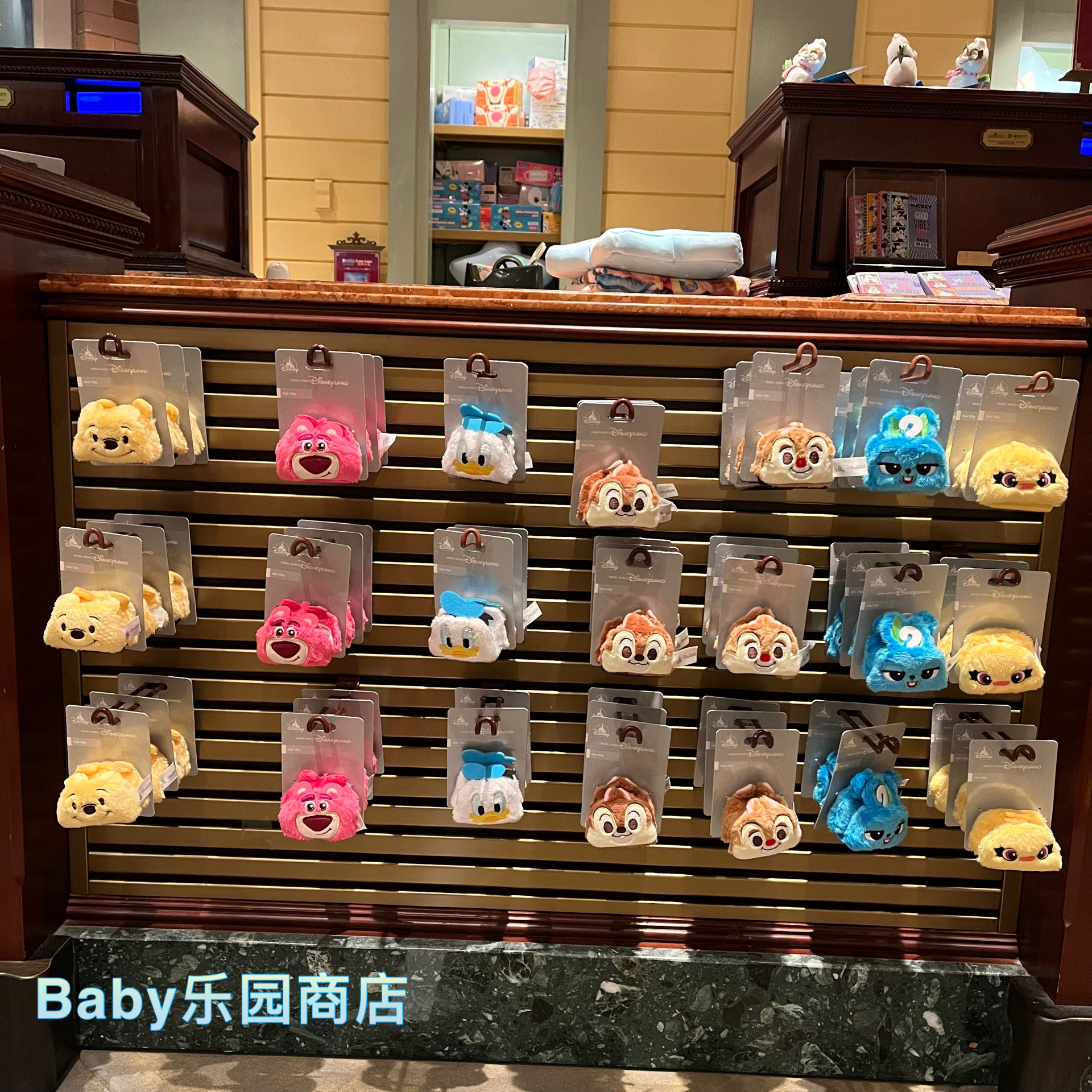 香港迪士尼 唐老鸭维尼玩具总动员钢牙大鼻卡通抓夹 发夹 发饰