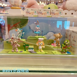 香港迪士尼 星黛露可琦安杰拉多尼达菲雪莉玫Olu卡通动漫公仔摆件