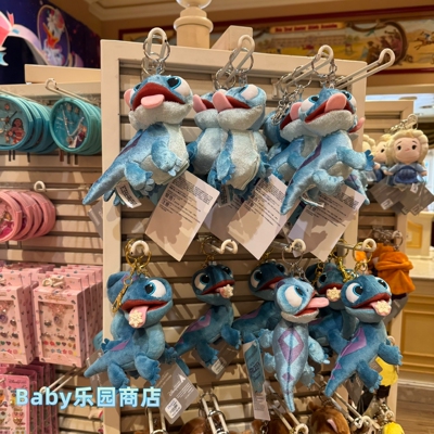 香港迪士尼 冰雪奇缘新品火灵钥匙扣挂件公仔玩偶毛公币包挂