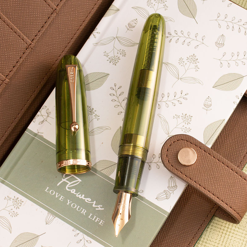 金豪大手大型钢笔8号笔尖心跳尖