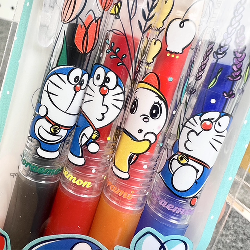 百乐按动机器猫皮卡丘中性笔限定