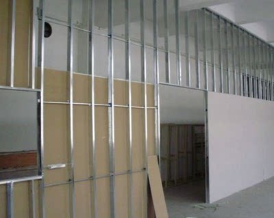 特价75主龙骨轻钢龙骨吊顶隔断隔墙竖骨天地穿心石膏板隔断吊顶全