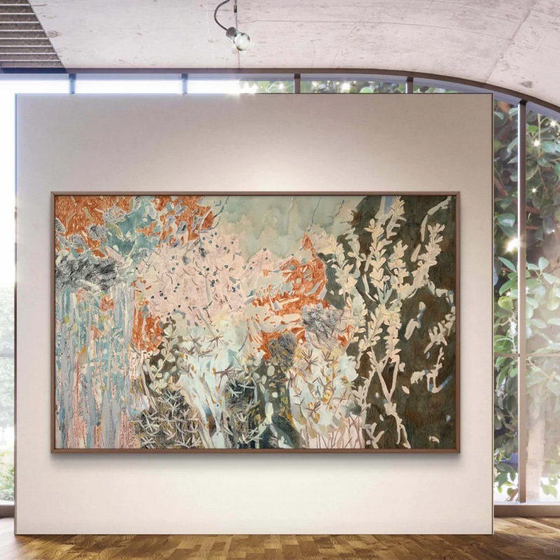 法式中古风抽象大气客厅装饰画酒店民宿高级感样板间壁画玄关挂画