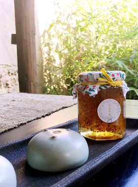 「LING食」蜂蜜桂花茶 不添加 杭州风味泡水喝直接吃 糖桂花蜜酿