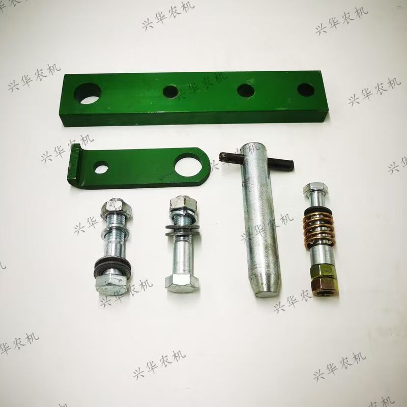 迪尔6B904 1204国二拖拉机牵引板配件固定销牵引板螺丝带弹簧