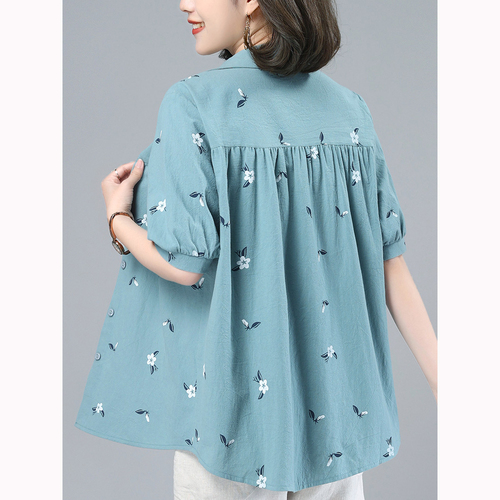 依雅阁棉麻大码女装 YYGMMDMNZ025