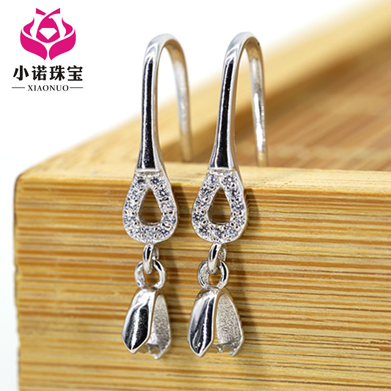 s925纯银耳钩耳勾耳环耳坠DIY