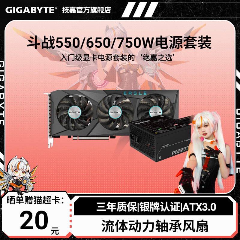 技嘉金牌银牌台式电源