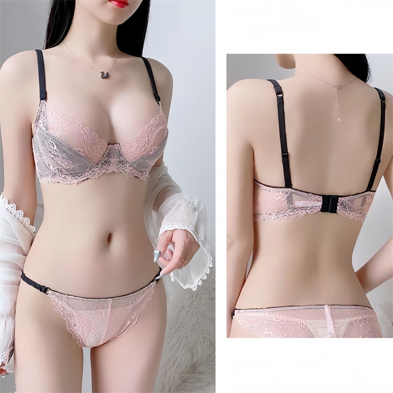 超薄蕾丝性感内衣大胸显