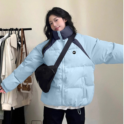 小个子宽松加厚面包服保暖棉服