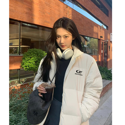 宽松时尚棉袄加厚保暖棉衣外套潮