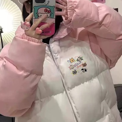 韩系棉衣oversize防寒棉袄外套