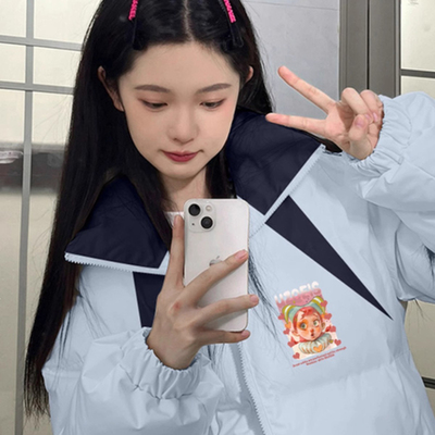 2024冬季韩版面包服棉衣外套