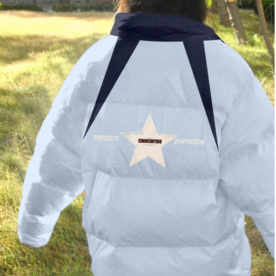 印花韩系超好看夹棉棉袄女