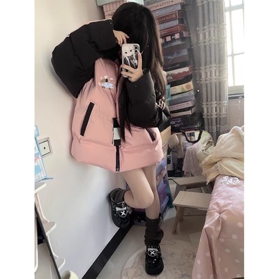 小个子三条杠加厚保暖棉衣外套