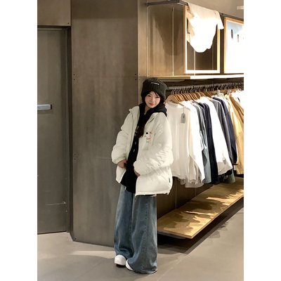 棉袄宽松美式时尚面包服外套潮