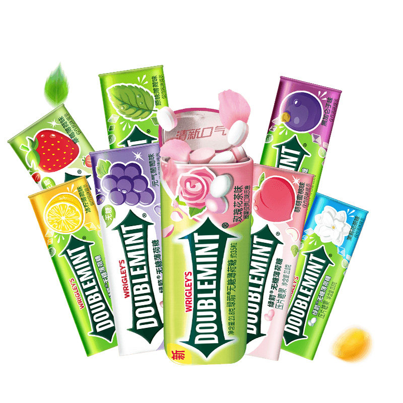 【U先试用】绿箭无糖薄荷糖约35粒*1（口味随机）