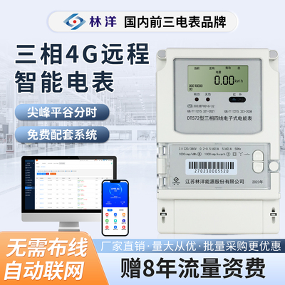 林洋三相四线电表尖峰平谷