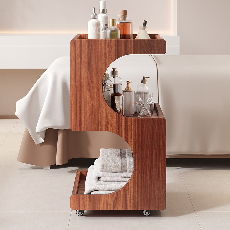 美容院专用小推车皮肤管理可移动置物架高级仪器化妆品手推工具车