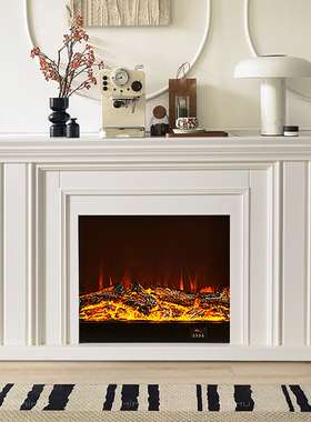 德利轩 1.5米美式壁炉装饰柜欧式壁炉架电子壁炉芯仿真火家用定制