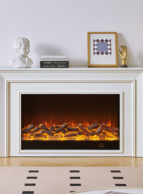 法式成品壁炉装饰柜1.2米美式复古仿真火电子取暖壁炉芯1.5米定制