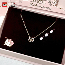 正港ZGOx三丽鸥HelloKitty项链女生纯银凯蒂猫送闺蜜生日礼物实用