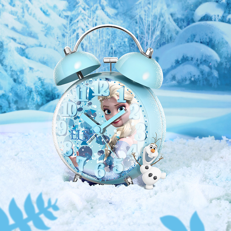 Snow Romance alarm clock student Cartoon children Dedicated Mute Bedside clock Super large Volume Strength wake Disneyin the Home Daily , Bell , Alarm Clock/Projection Clock  category - from Buy2taobao.com to provide professional Taobao agent buy service
