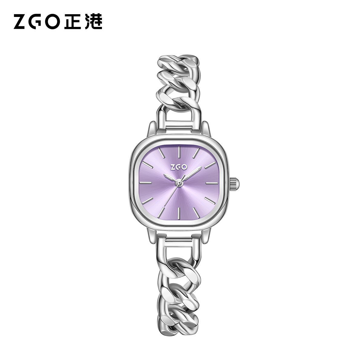 正港手表紫色小方糖生日礼物