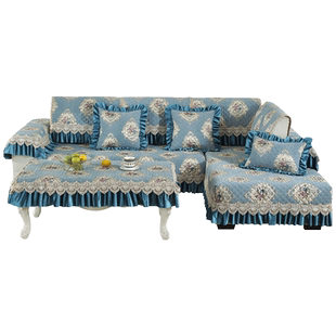 沙发套罩四季通用欧式沙发垫定制防滑坐垫子全包简约套靠背盖布巾