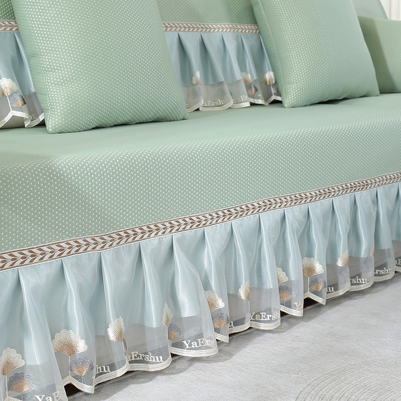 夏季沙发套万能防滑冰丝凉席坐垫