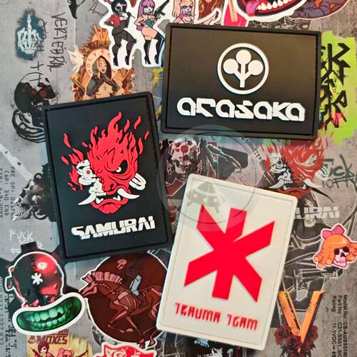 赛博朋克2077周边魔术贴士气章