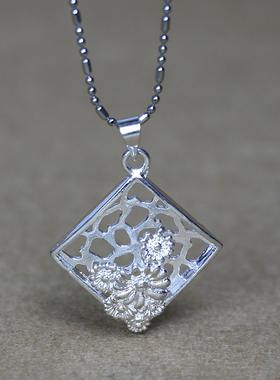 银饰品吊坠项链手链配件