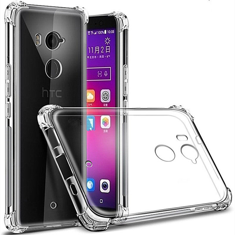 适用HTC U11透明Desire 22Pro手机壳U23 U11+plus 保护套D21硅胶ViveU-3W全包防摔简约20Pro男女款软壳
