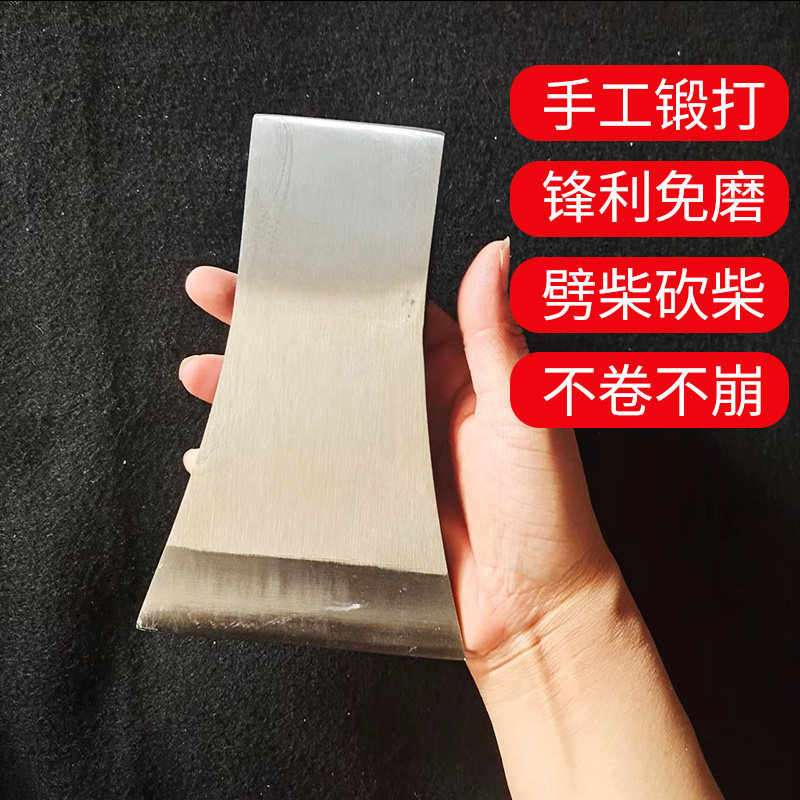 小斧子劈柴砍树户外骨头木工专用剁肉虎头高猛全钢锋利双刃开山战