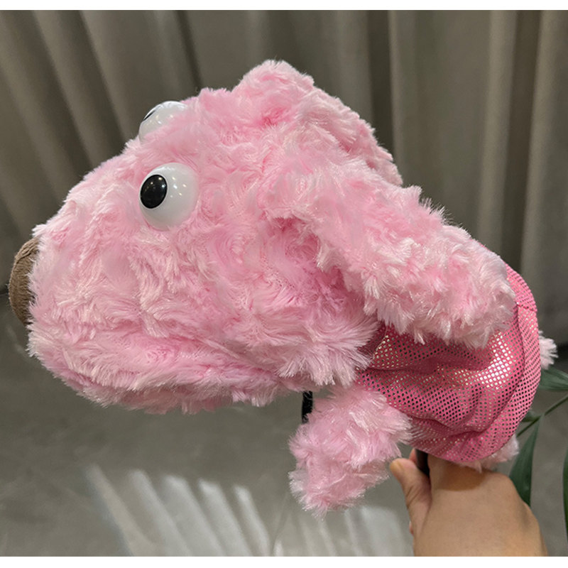 【促销清仓】可爱动物青少年球杆帽套 高尔夫针织木杆套 铁杆帽套