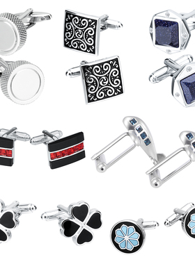 法式衬衫进口袖钉商务男士西装袖口女衬衣金属袖扣时尚礼物纽扣