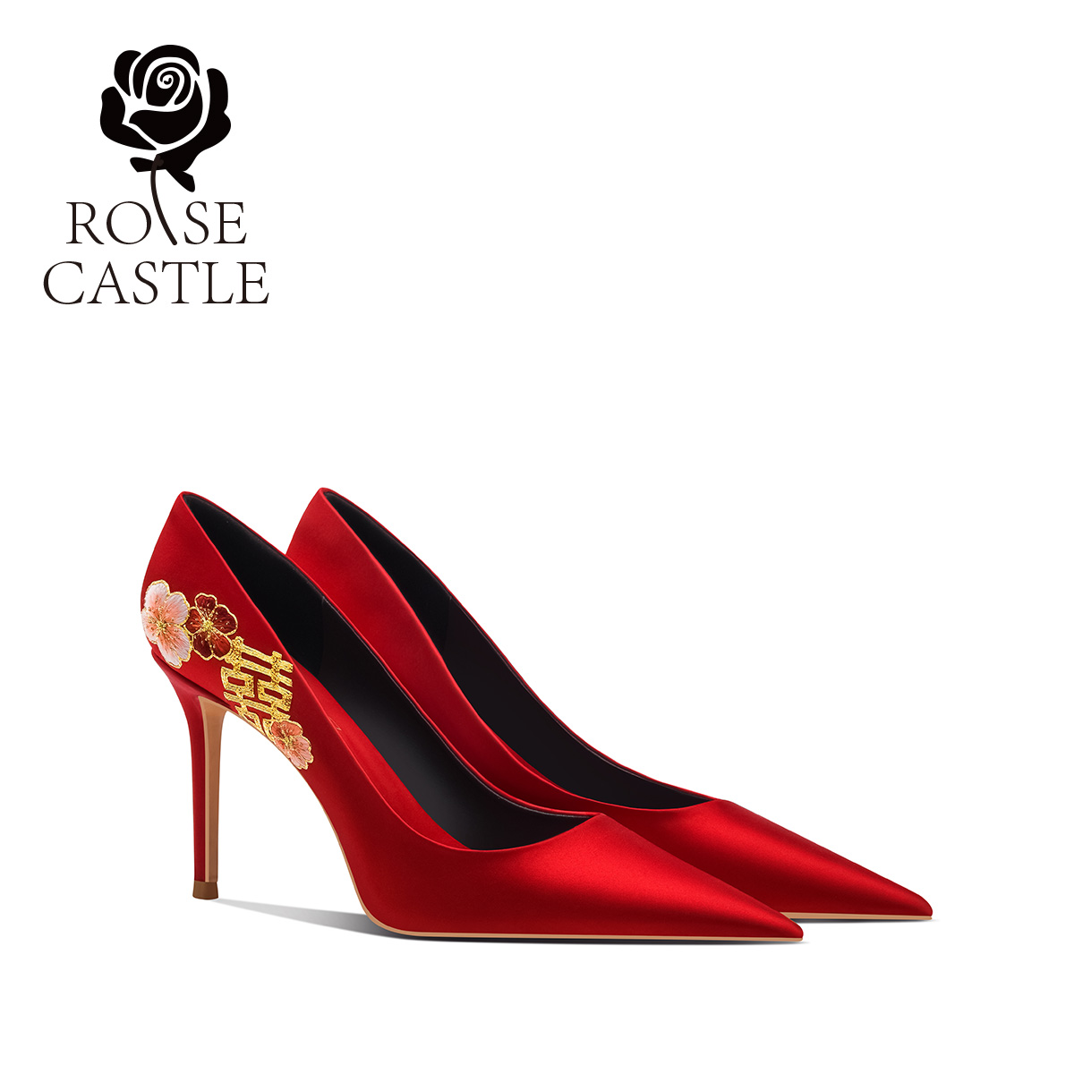 原创【家有喜事】刺绣秀禾婚鞋