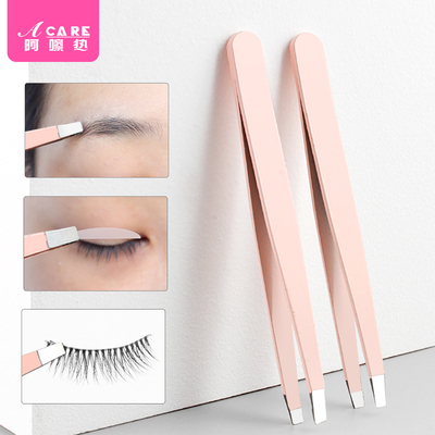 J2眉夹C2Bpq808-眉毛夹镊子小眉夹钳子拔毛用夹子拔胡子脸部修