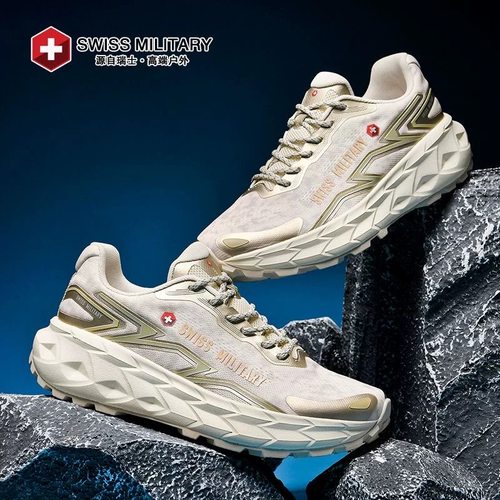 【清仓处理】SWISS MILITARY瑞士军工情侣款男女运动休闲户外鞋