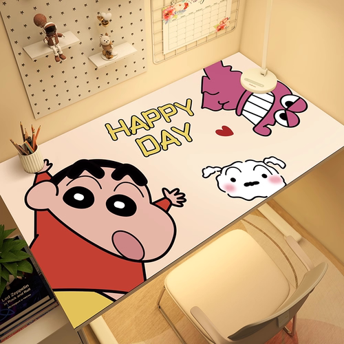 蜡笔小新小学生皮革书桌垫