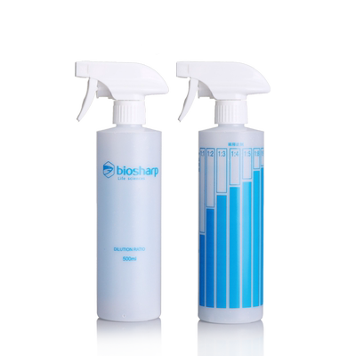 biosharp 实验室喷壶 酒精500ml 带稀释比例和刻度 喷雾瓶 喷水柱自由切换