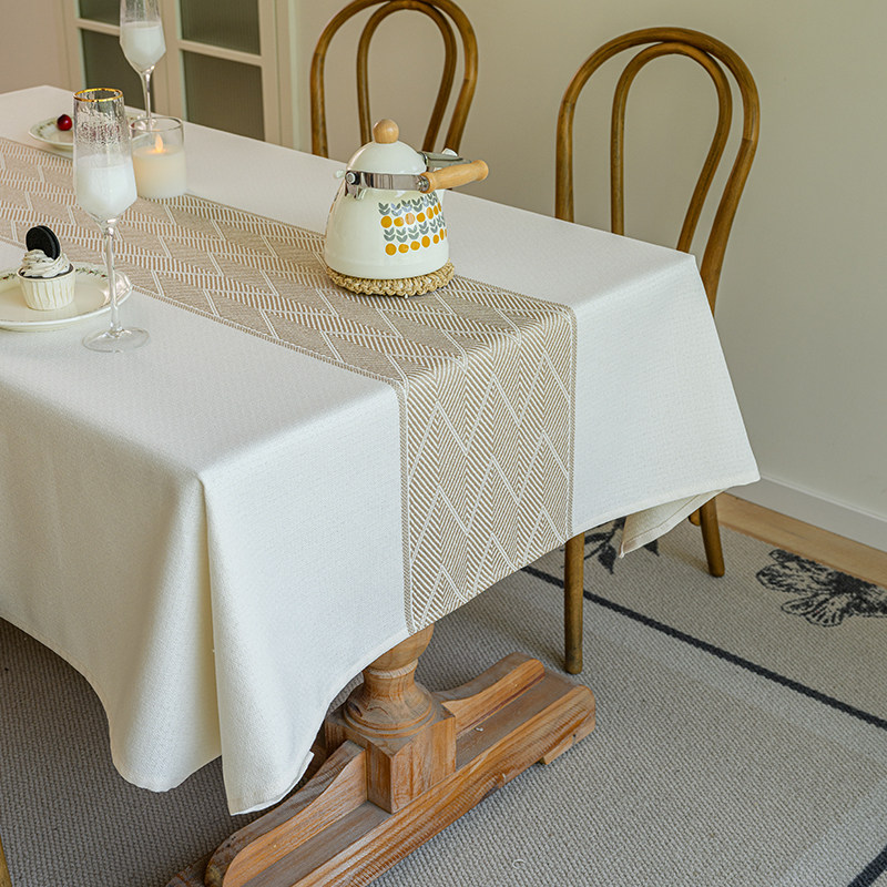 棉麻高布艺餐桌布轻ins风5茶几盖巾桌法式氛围感会议奢级感厚桌布,居家布艺,桌布,淘宝优惠券,粉丝福利购,淘宝优惠卷