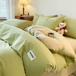 A类全棉水洗棉被套单件150x200x230被罩2025新款 全棉被单人秋冬4