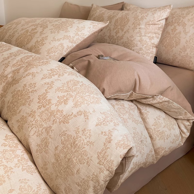 思百舍A类全棉双层纱磨毛单被套