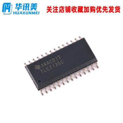 贴片  TLC7135CDWR SOIC-28 丝印 TLC7135C 4.5位模数转换器芯片