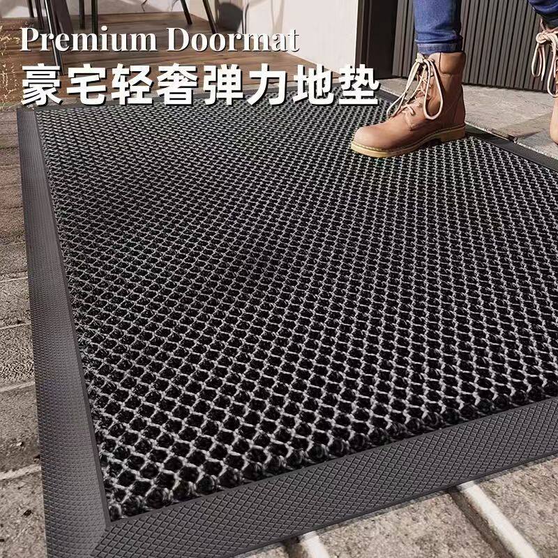弹力王门口地垫豪宅入户门除尘脚垫耐磨防滑垫进门垫玄关耐脏地毯