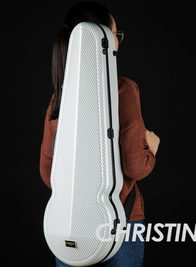 中提琴琴盒 VC04 白色条纹提琴盒子 乐器盒子