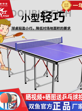 双鱼儿启星C1小型乒乓球桌
